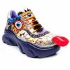 New In Irregular Choice Gaming Raver Quaver 80's Trainers Blue Green 1 New In Irregular Choice Gaming Raver Quaver 80's Trainers Blue Green