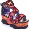 Irregular Choice Jellie Snake Plateau Sandals Red New In 1 Irregular Choice Jellie Snake Plateau Sandals Red New In
