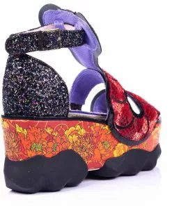 Irregular Choice Jellie Snake Plateau Sandals Red New In 10 Irregular Choice Jellie Snake Plateau Sandals Red New In