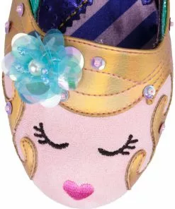 Irregular Choice Fintastic Mermaid 60's Pumps Blue New In