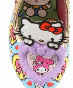 Irregular Choice X Hello Kitty Star Of The Show Heels Purple Blue New In