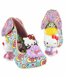 Irregular Choice X Hello Kitty Star Of The Show Heels Purple Blue New In