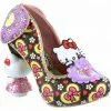 Irregular Choice X Hello Kitty Star Of The Show Heels Purple Black New In