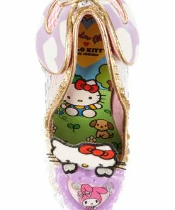 Irregular Choice X Hello Kitty Star Of The Show Heels Purple