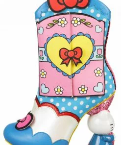 Irregular Choice X Hello Kitty Playing Dress Up Boots Blue New In