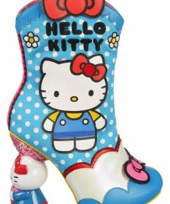 Irregular Choice X Hello Kitty Playing Dress Up Boots Blue New In