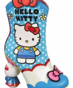Irregular Choice X Hello Kitty Playing Dress Up Boots Blue New In