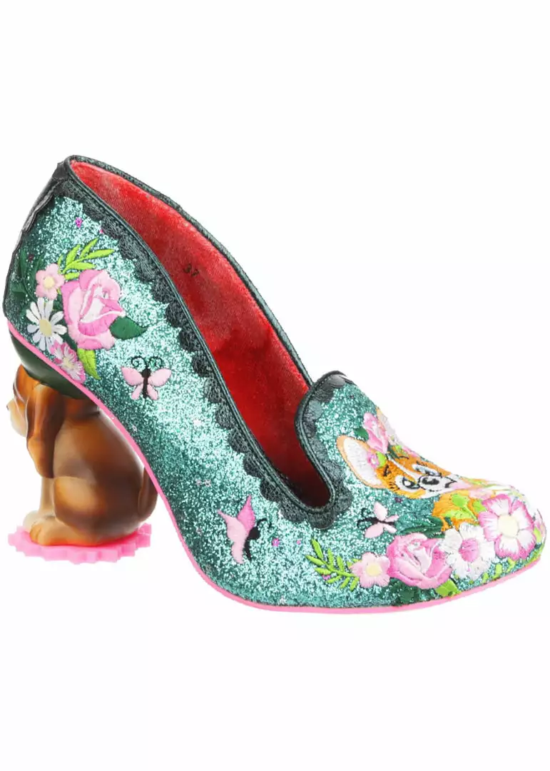 New In Irregular Choice Bougainvillea Dog Pumps Turquoise Teal 7 New In Irregular Choice Bougainvillea Dog Pumps Turquoise Teal