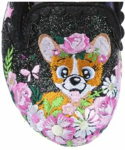 Irregular Choice Bougainvillea Dog Pumps Black 11 Irregular Choice Bougainvillea Dog Pumps Black