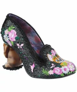 Irregular Choice Bougainvillea Dog Pumps Black 14 Irregular Choice Bougainvillea Dog Pumps Black