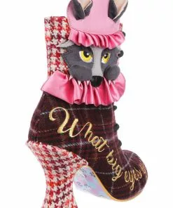 Irregular Choice Little Red 70's Boots Brown