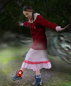 Irregular Choice Little Red 70's Boots Black