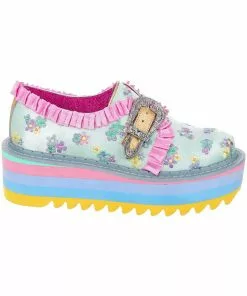 Irregular Choice So Refreshing Kawaii Shoes Pale Blue New In