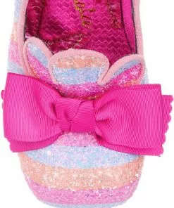 New In Irregular Choice Fleur De Lis 70's Pumps Pink