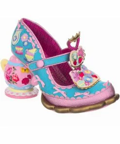 Irregular Choice Afternoon Treat Teapot Pumps Blue New In