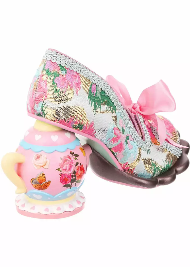 Irregular Choice Elevenses Teapot Pumps In Pink 6 Irregular Choice Elevenses Teapot Pumps In Pink