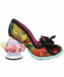 Irregular Choice Elevenses Teapot Pumps In Black New In