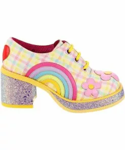 Irregular Choice Rainbows And Love 60's Platform Pumps Pastels 14 Irregular Choice Rainbows And Love 60's Platform Pumps Pastels