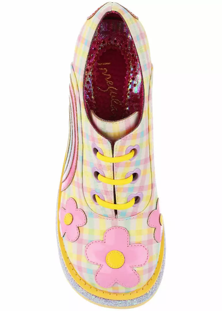 Irregular Choice Rainbows And Love 60's Platform Pumps Pastels 9 Irregular Choice Rainbows And Love 60's Platform Pumps Pastels