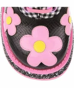 Irregular Choice Rainbows And Love 60's Platform Pumps Black New In