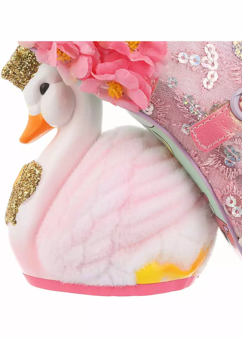 New In Irregular Choice Pedalo Date Swan Pumps Peach Pink 7 New In Irregular Choice Pedalo Date Swan Pumps Peach Pink