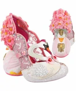 New In Irregular Choice Pedalo Date Swan Pumps Peach Pink 17 New In Irregular Choice Pedalo Date Swan Pumps Peach Pink