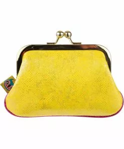 Irregular Choice Kitten Cute Cat Clip Purse Yellow