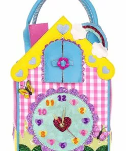 Irregular Choice Dream Time Clock Bag Pink 12 Irregular Choice Dream Time Clock Bag Pink