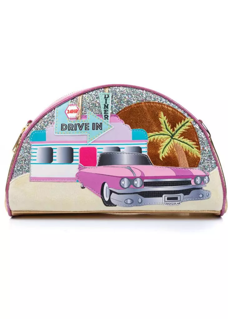 New In Irregular Choice Miami Slice 50's Bag Pink 3 New In Irregular Choice Miami Slice 50's Bag Pink