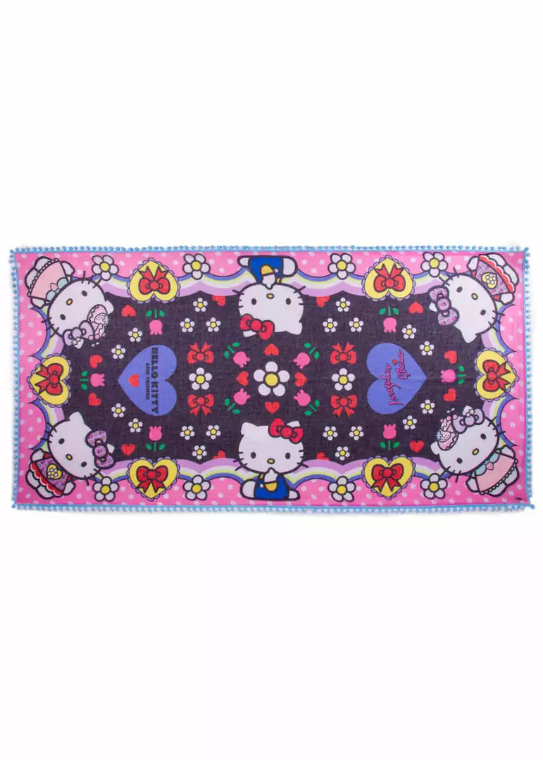 New In Irregular Choice X Hello Kitty Scarf Pink 3 New In Irregular Choice X Hello Kitty Scarf Pink