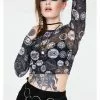 Jaw Breaker New In Jawbreaker Demon Sigil Mesh Top Black 2 Jaw Breaker New In Jawbreaker Demon Sigil Mesh Top Black