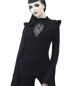 New In Killstar Antonia Top Black 6 New In Killstar Antonia Top Black
