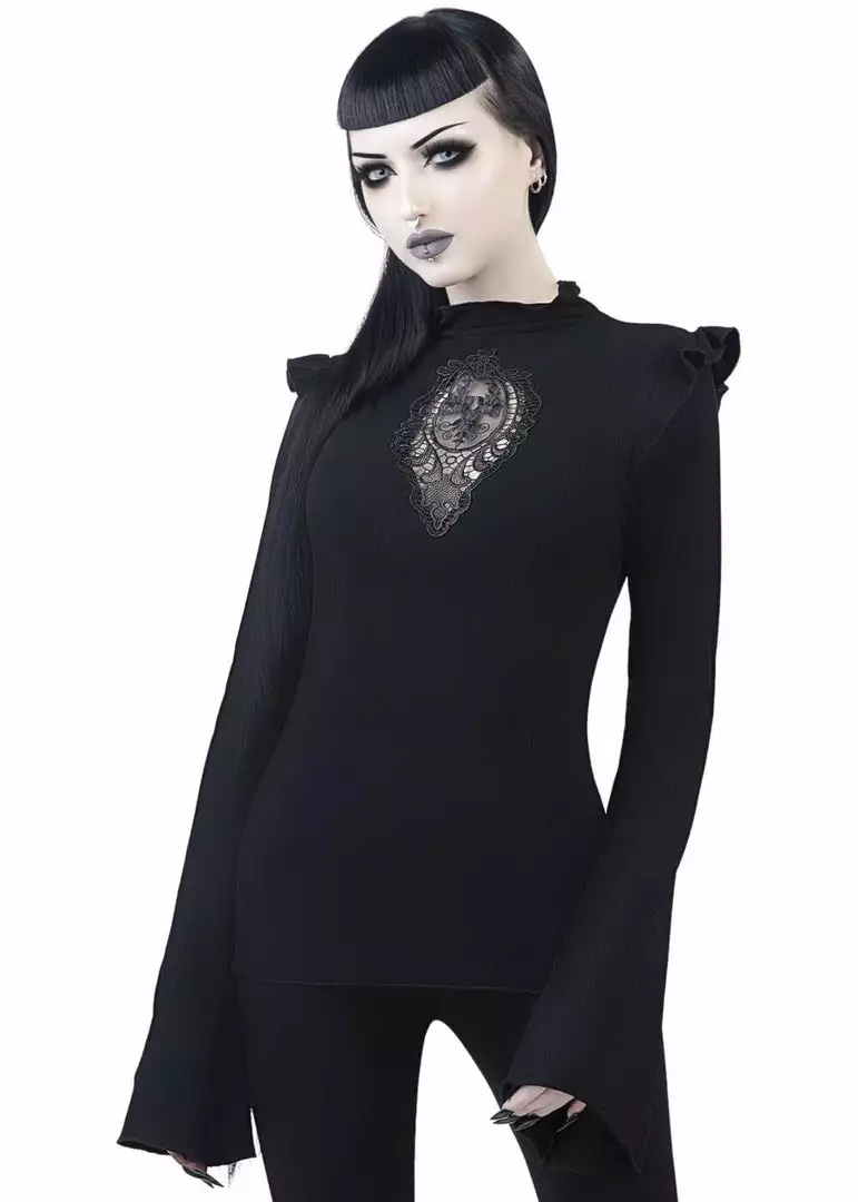 New In Killstar Antonia Top Black 4 New In Killstar Antonia Top Black