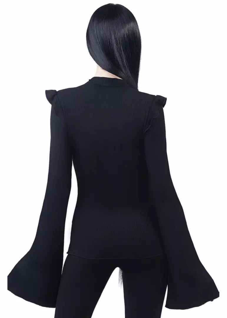 New In Killstar Antonia Top Black 5 New In Killstar Antonia Top Black