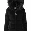 New In Killstar Lisa Luna Velvet Padded Jacket Black