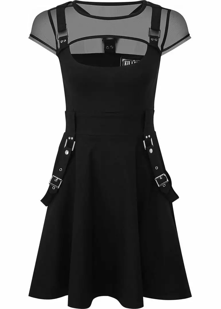 New In Killstar Kounter Kulture Skater Dress Black 3 New In Killstar Kounter Kulture Skater Dress Black