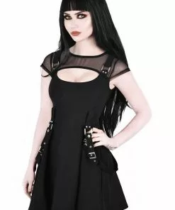 New In Killstar Kounter Kulture Skater Dress Black 11 New In Killstar Kounter Kulture Skater Dress Black
