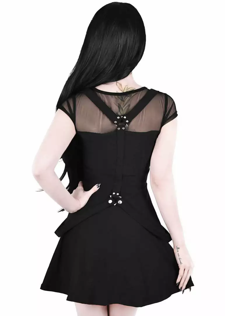 New In Killstar Kounter Kulture Skater Dress Black 6 New In Killstar Kounter Kulture Skater Dress Black