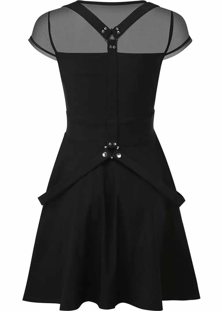 New In Killstar Kounter Kulture Skater Dress Black 5 New In Killstar Kounter Kulture Skater Dress Black