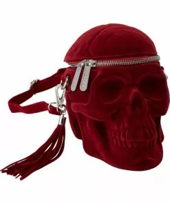 New In Killstar Grave Digger Skull Bag Blood Red 10 New In Killstar Grave Digger Skull Bag Blood Red