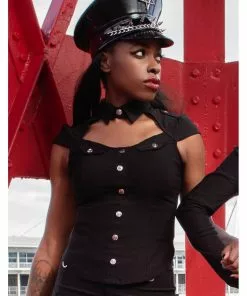 New In Killstar Special Forces 80's Top Black 9 New In Killstar Special Forces 80's Top Black