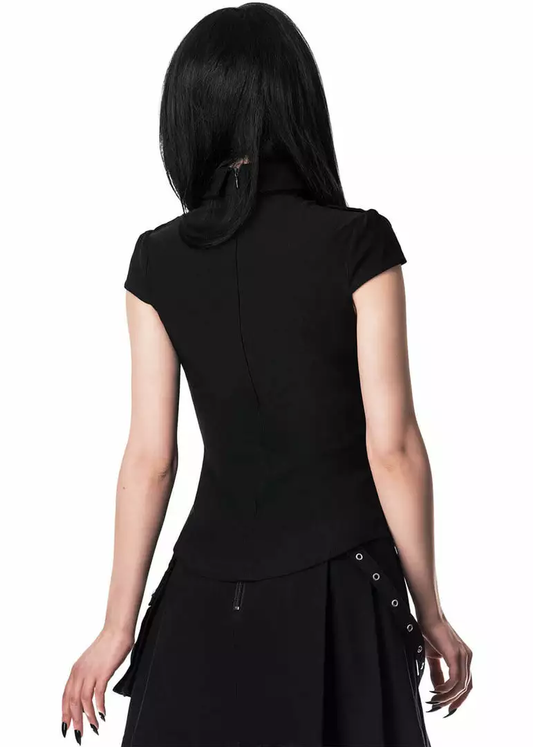 New In Killstar Special Forces 80's Top Black 7 New In Killstar Special Forces 80's Top Black