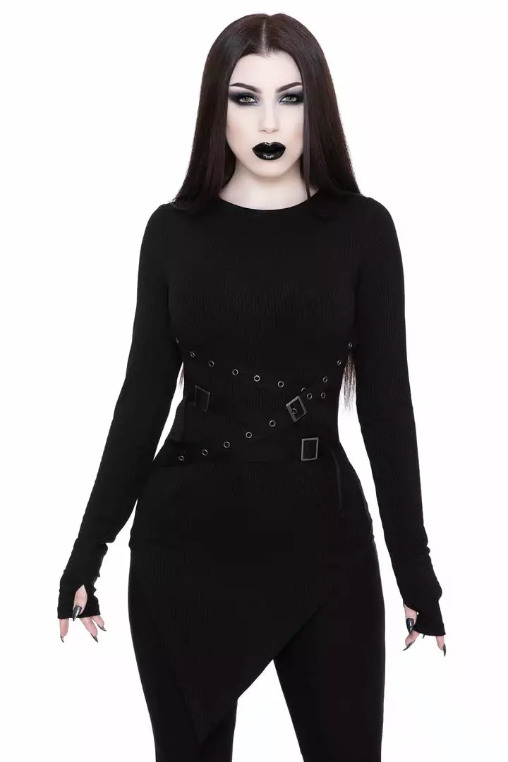 Killstar Vampyre Straps Top Black New In 4 Killstar Vampyre Straps Top Black New In