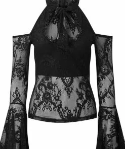 Killstar Cyrena Lace 70's Top Black New In 9 Killstar Cyrena Lace 70's Top Black New In
