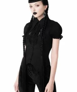 New In Killstar Devil's Claw 60's Top Black