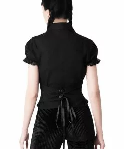 New In Killstar Devil's Claw 60's Top Black