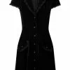 Killstar Maribella Velvet 60's Dress Black New In 1 Killstar Maribella Velvet 60's Dress Black New In