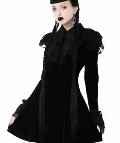 New In Killstar Zoe 60's Shift Dress Black 11 New In Killstar Zoe 60's Shift Dress Black