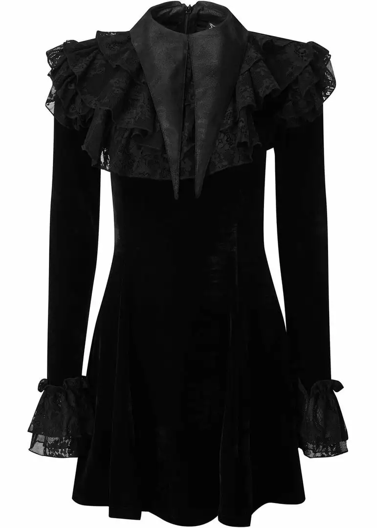 New In Killstar Zoe 60's Shift Dress Black 4 New In Killstar Zoe 60's Shift Dress Black