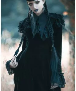 New In Killstar Zoe 60's Shift Dress Black